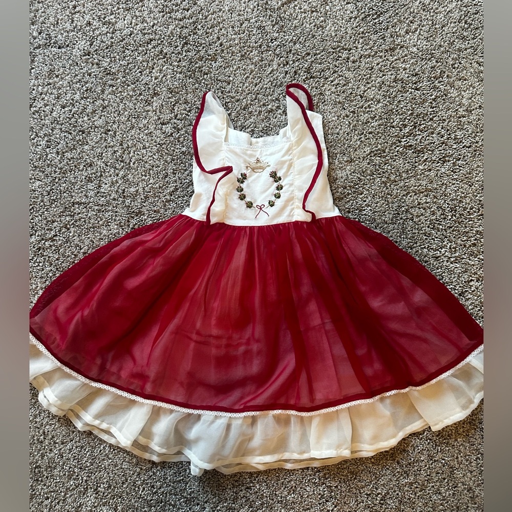 4T Well Dressed Wolf Christmas Dress